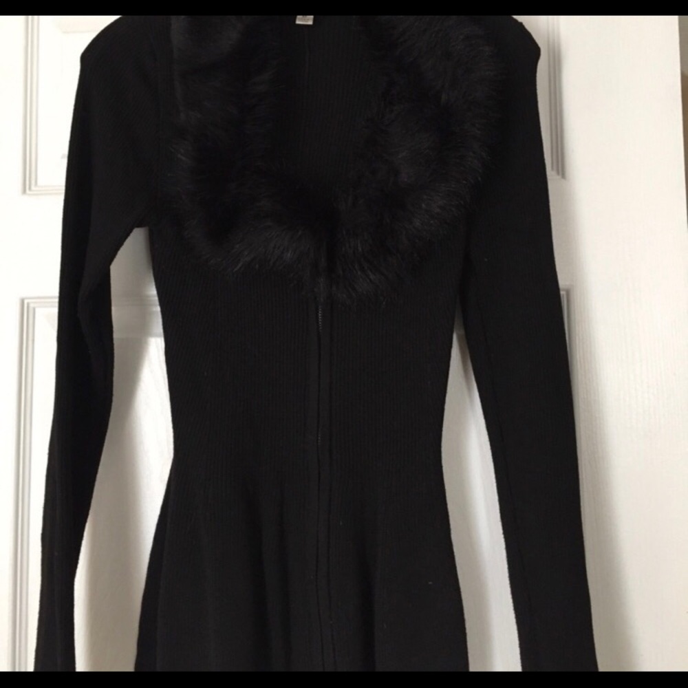 Venus sweater with faux fur